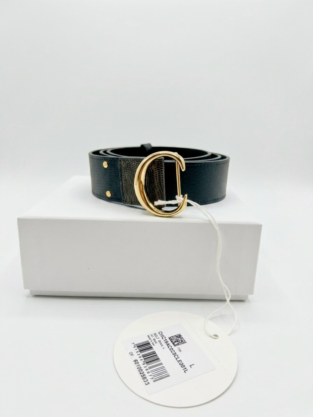 NWT Chloé Medium leather buckle belt